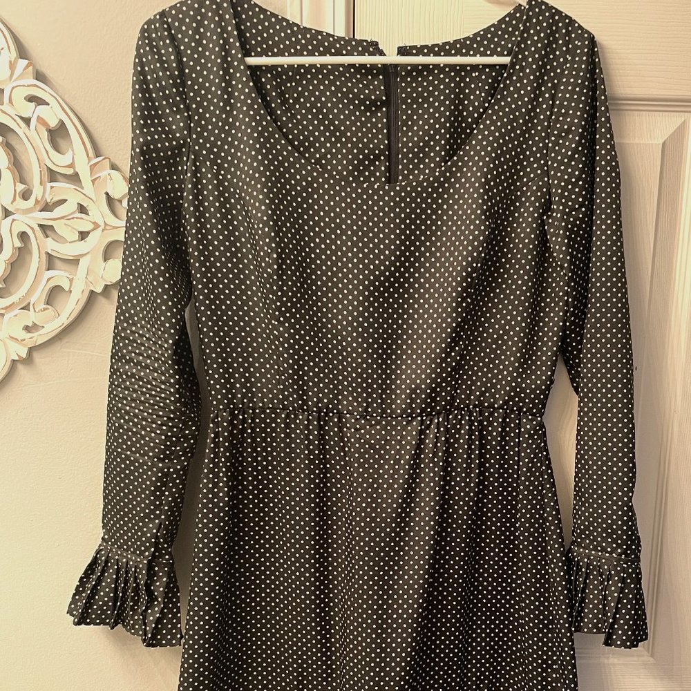 Women Polka Dot dress polyester